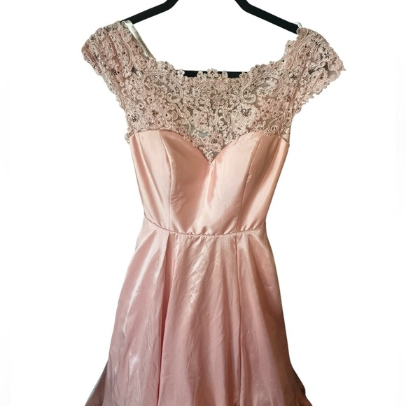 Sherri Hill Blush Evening Dress - Picture 3 of 15